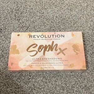 Revolution Soph X Eyeshadow Palette — Peach, Gold & Neutral Tones